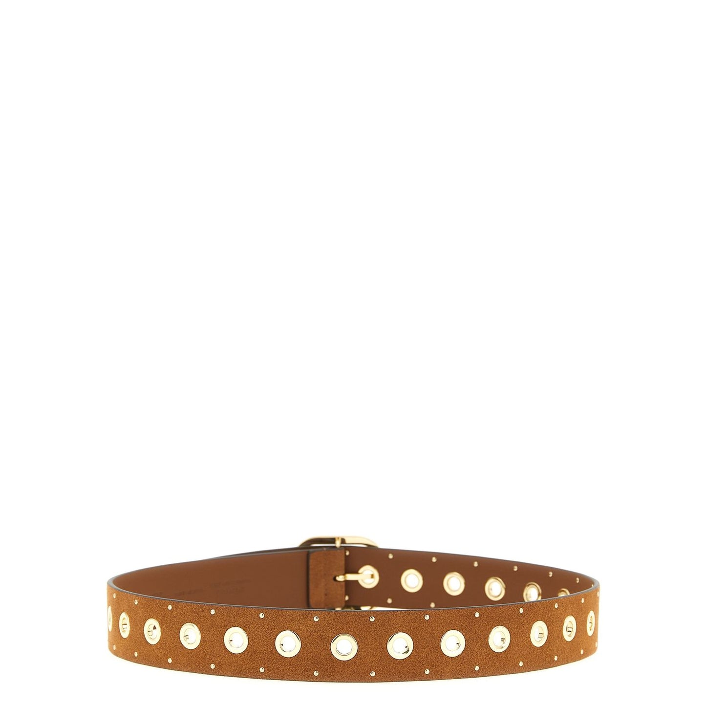 PINKO Brown Lamb Leather Regular Belt