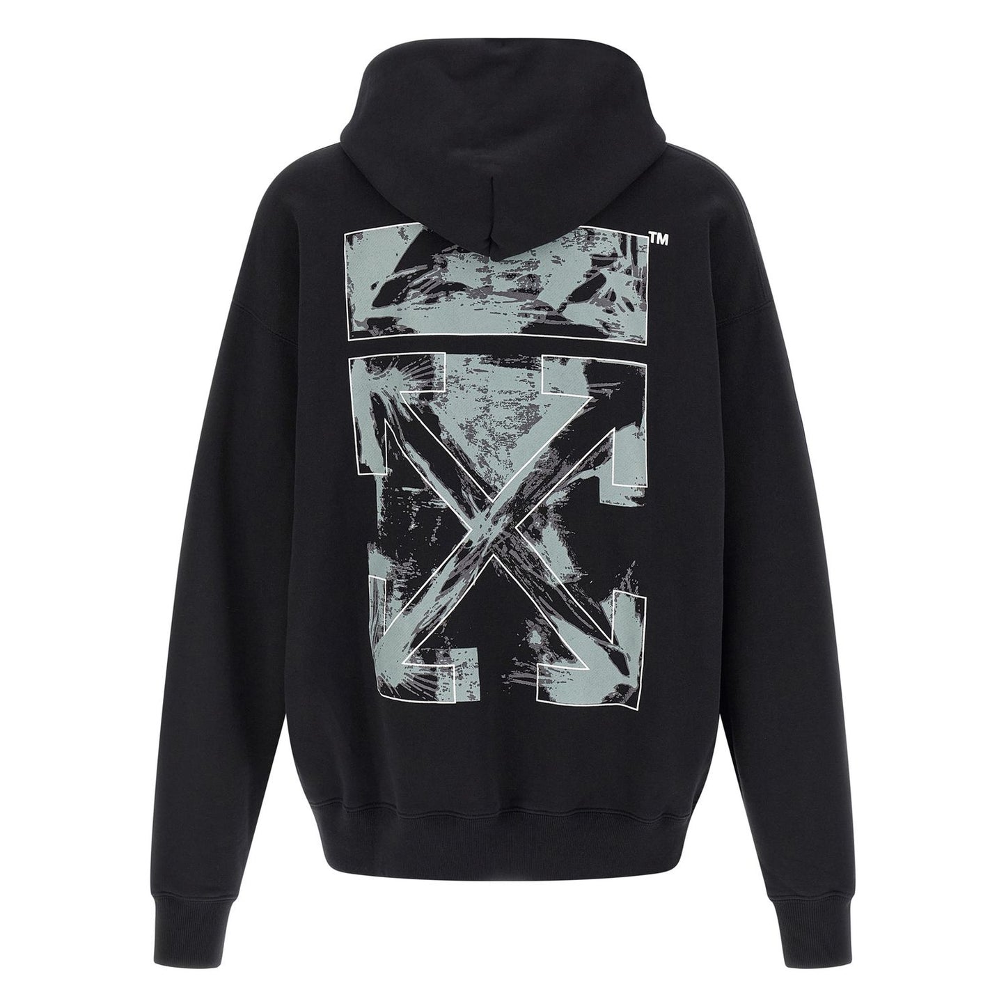 Off-White Black Cotton Sweatshirt