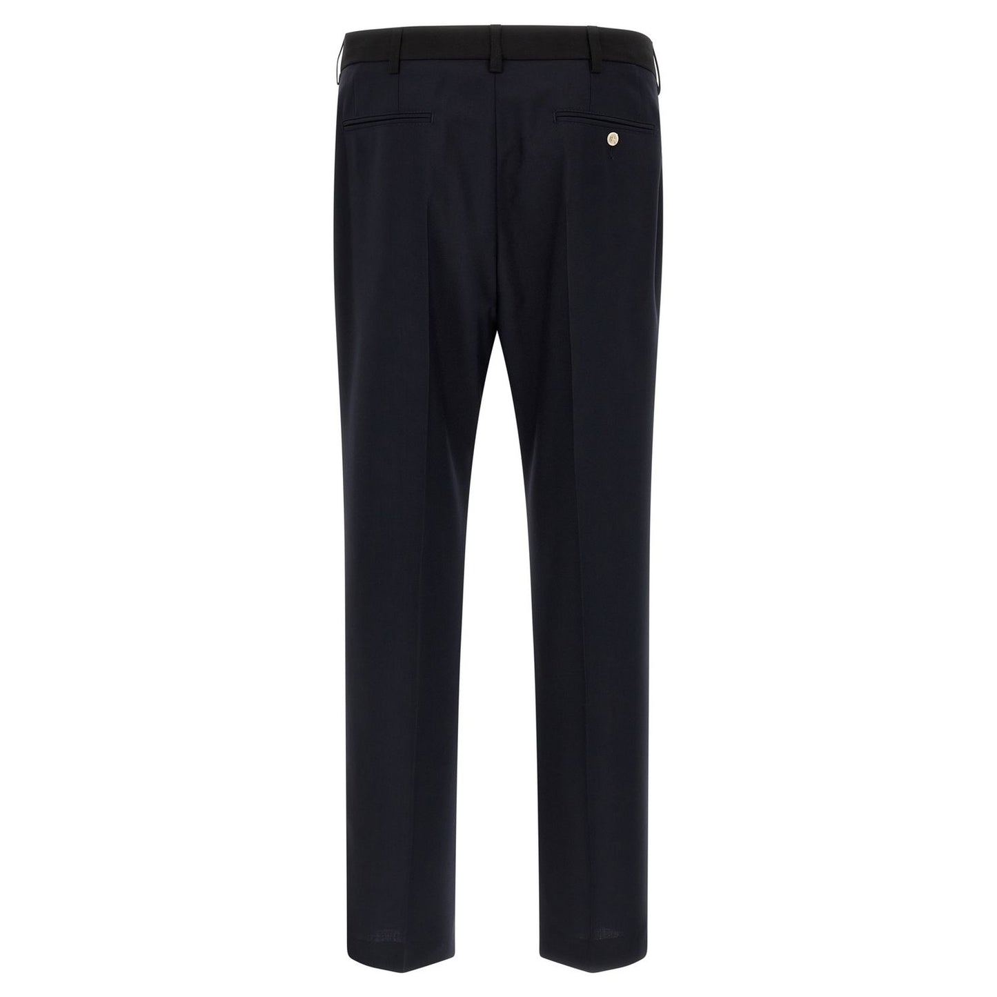 Marni Blue Virgin Wool Casual Pants