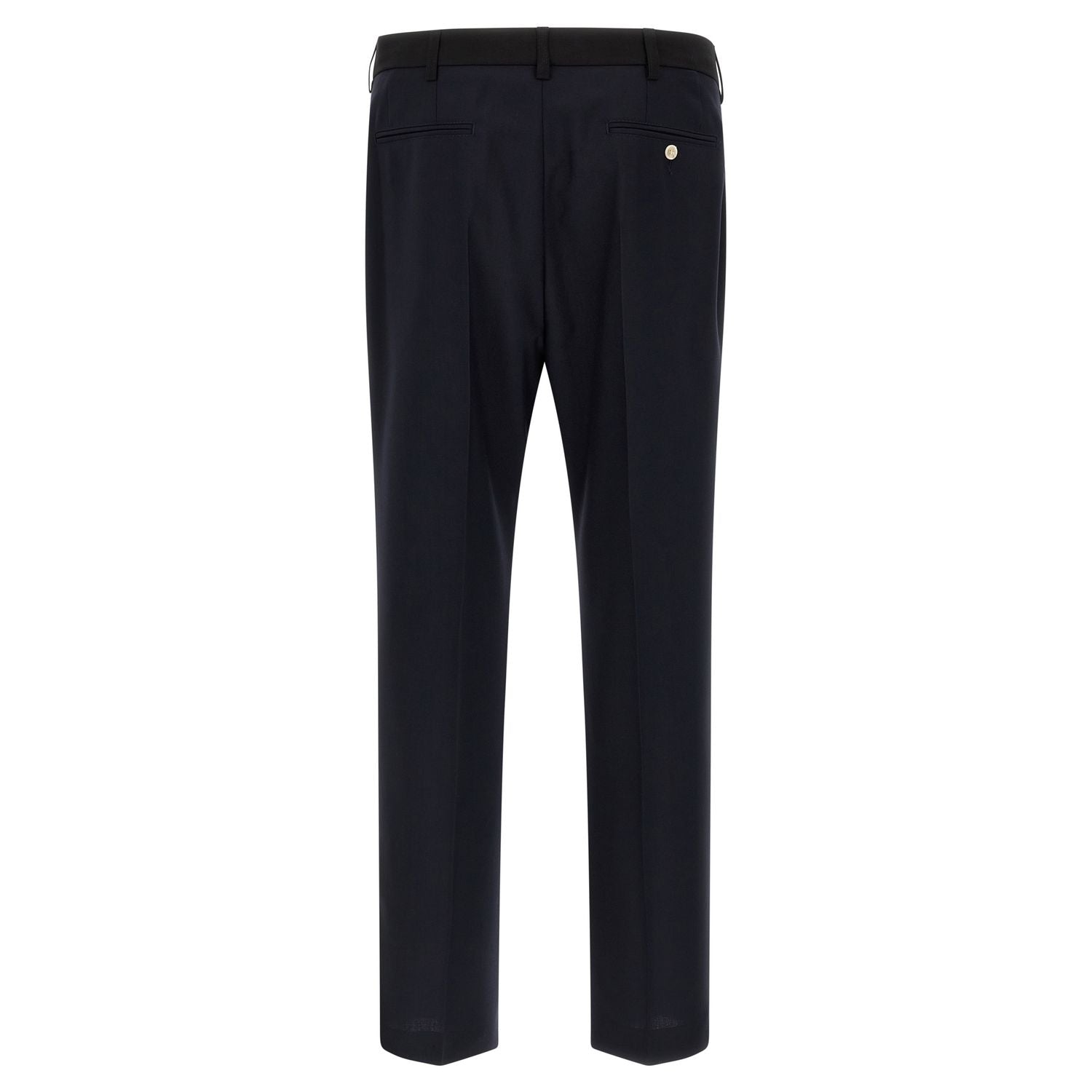 Marni Blue Virgin Wool Casual Pants