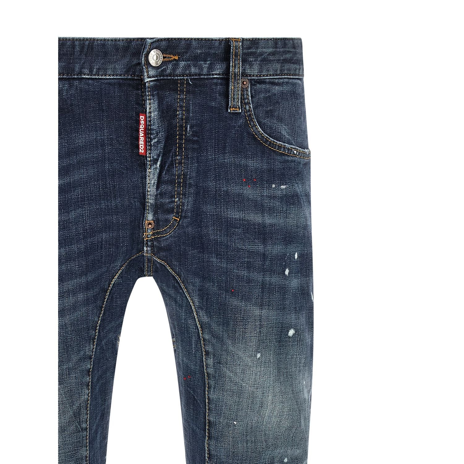 Dsquared² Blue Cotton Jeans Denim