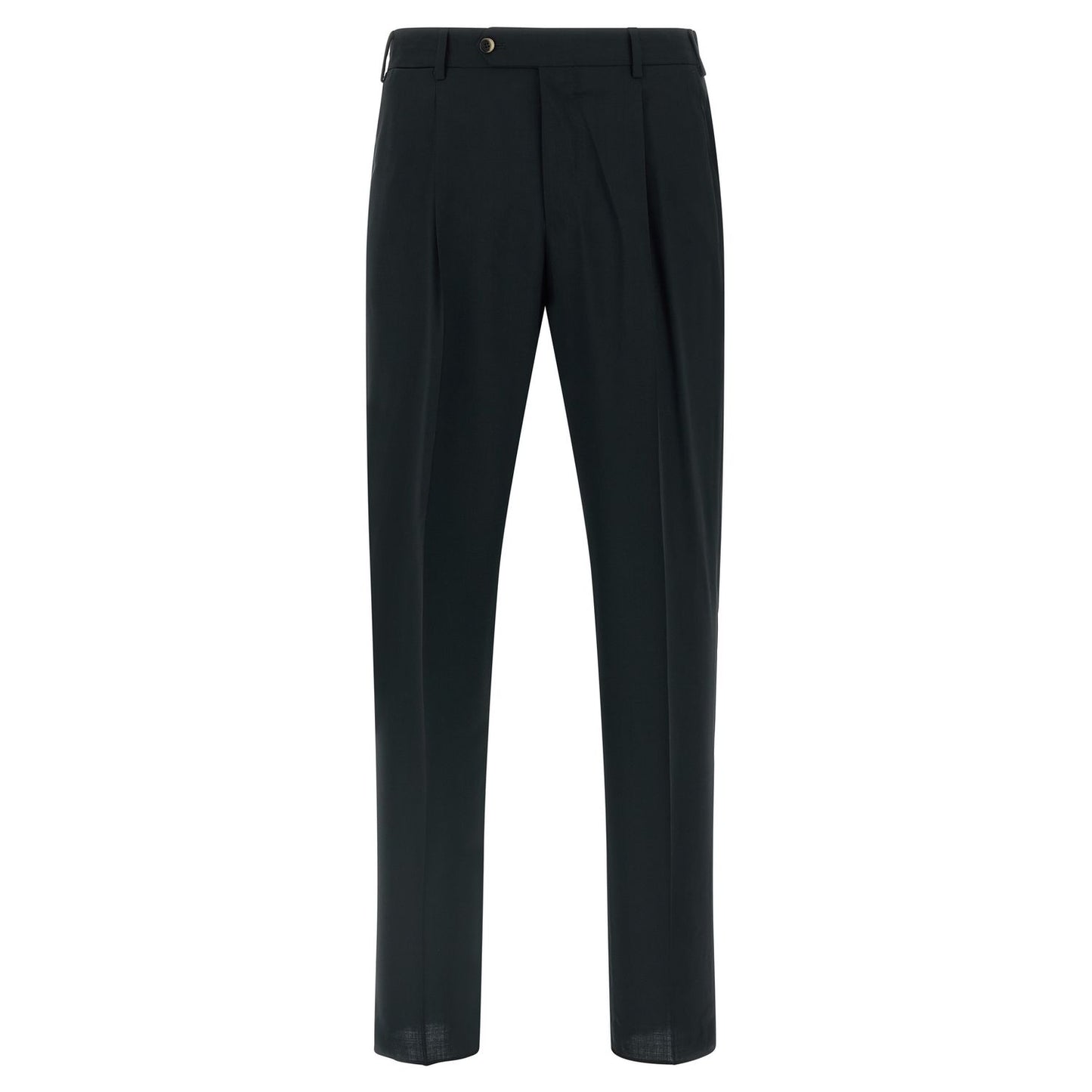 PT Torino Black Virgin Wool Pants