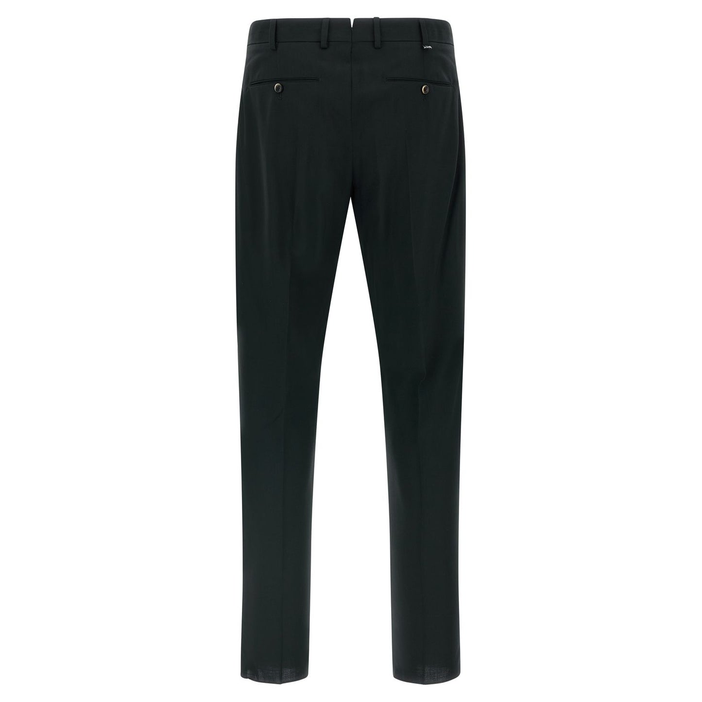 PT Torino Black Virgin Wool Pants