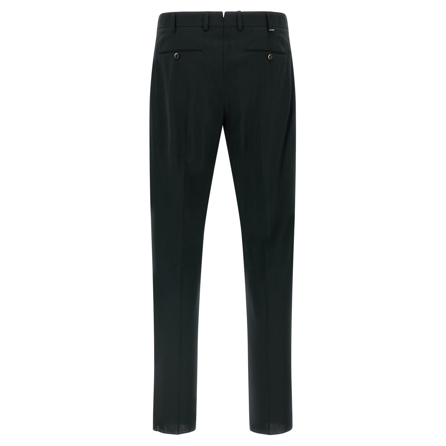 PT Torino Black Virgin Wool Pants