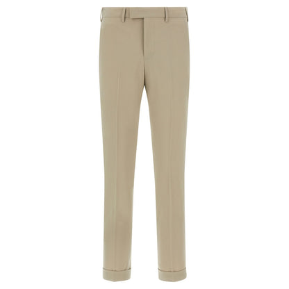 PT Torino Beige Virgin Wool Dress Pants