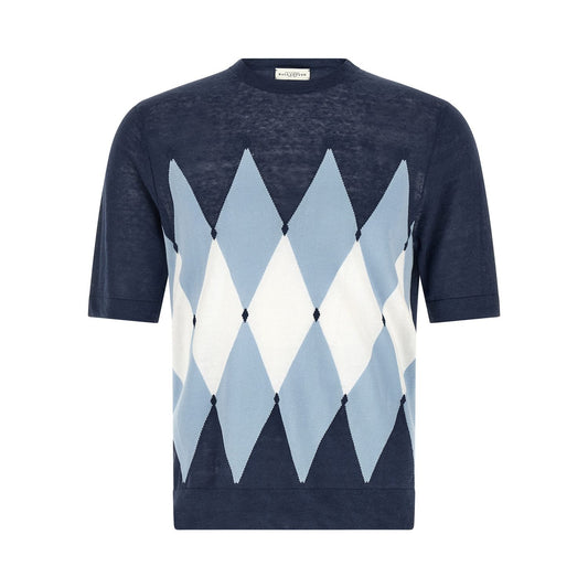Ballantyne Blue Linen T-Shirt