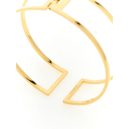 Elisabetta Franchi Gold Brass Necklace
