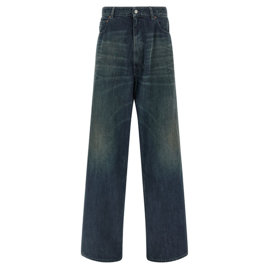 MM6 Maison Margiela Blue Cotton Jeans Denim