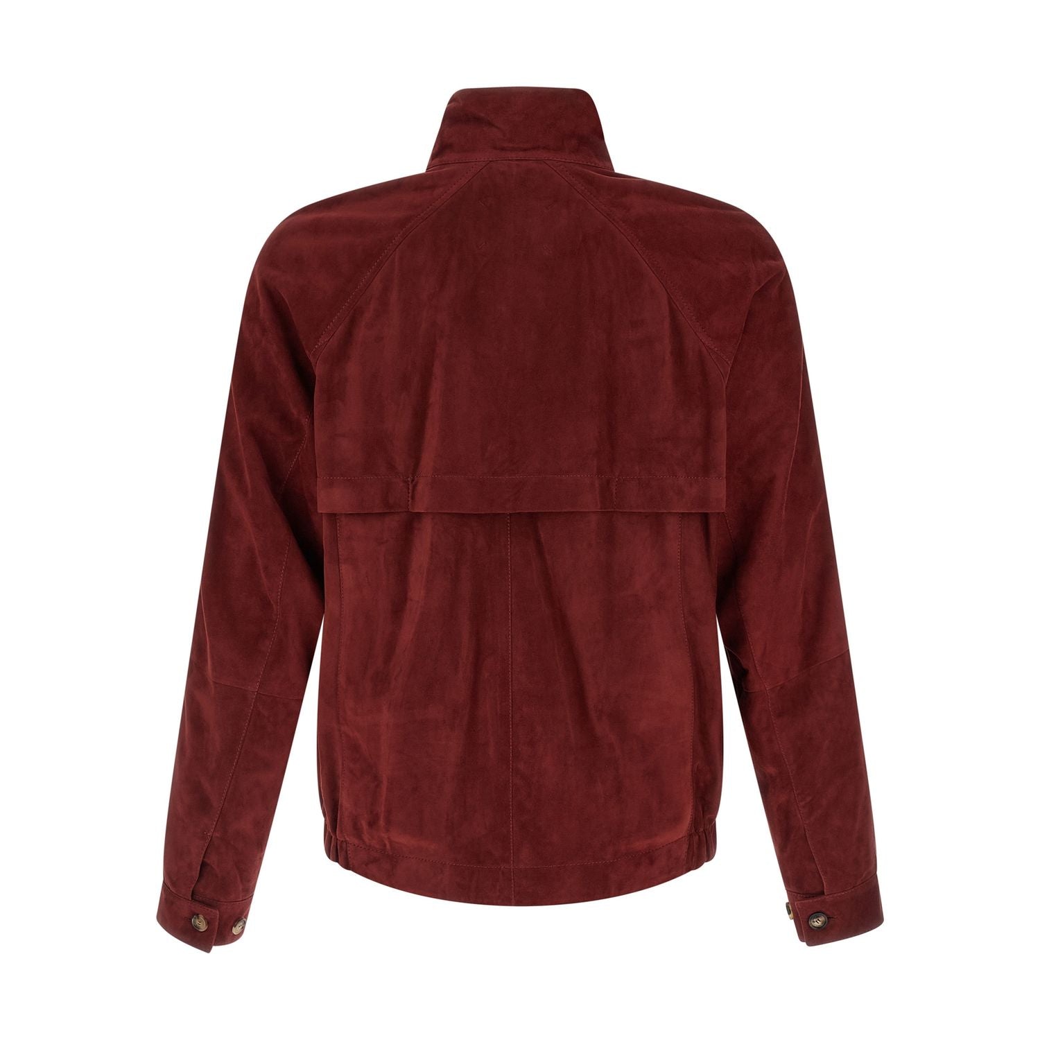 Brunello Cucinelli Multicolor Lamb Leather Leather Jacket