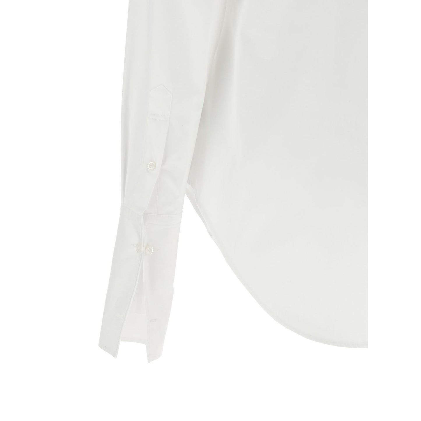 Thom Browne White Cotton Blouse