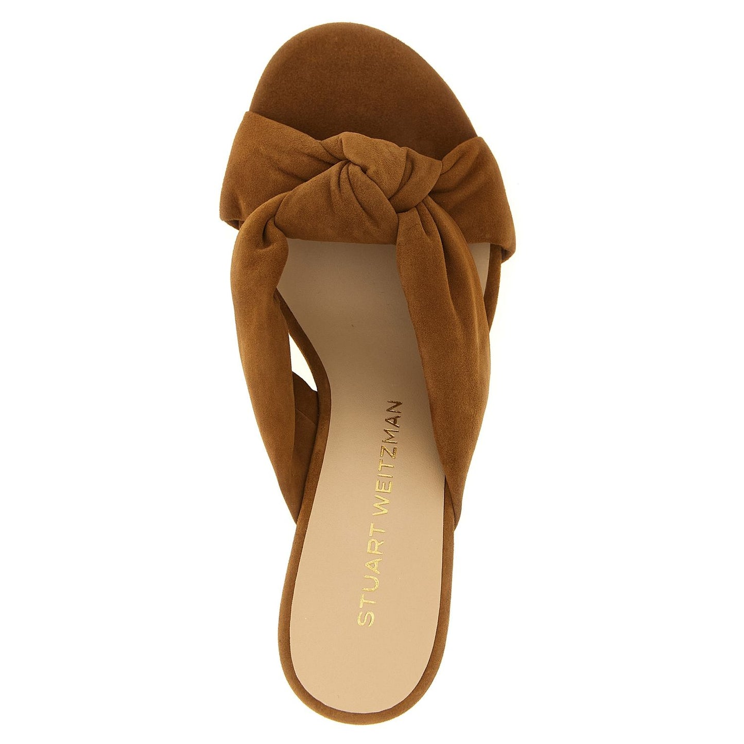 Stuart Weitzman Brown Polyethylene Stiletto Heel Sandals