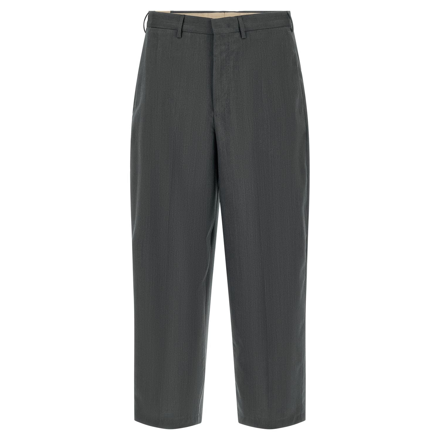 PT Torino Gray Virgin Wool Dress Pants