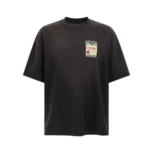 Amiri Black Cotton T-Shirt