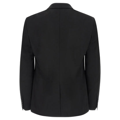 Dolce & Gabbana Black Virgin Wool Blazer