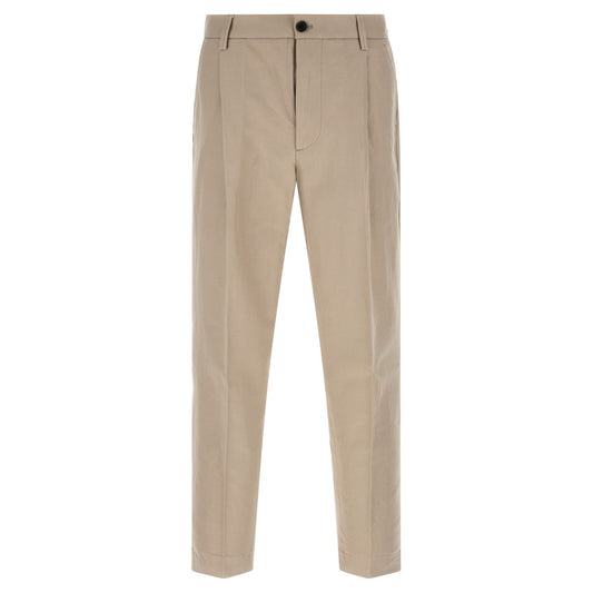 Department 5 Beige Cotton Casual Pants