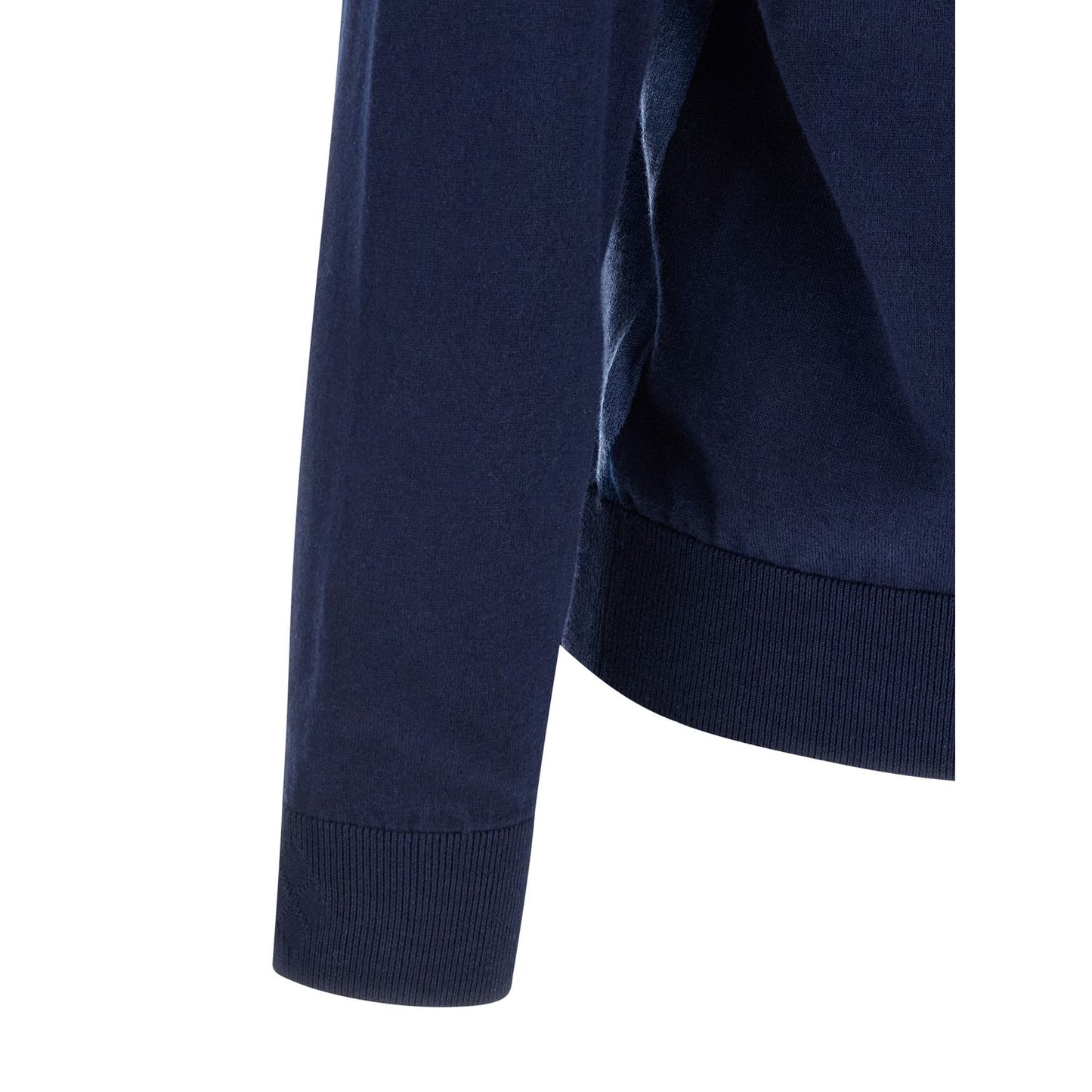 Ballantyne Blue Cotton Cardigan