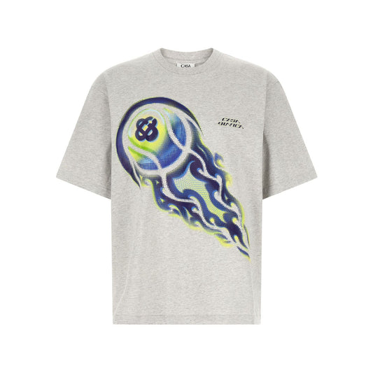 Casablanca Gray Organic Cotton T-Shirt