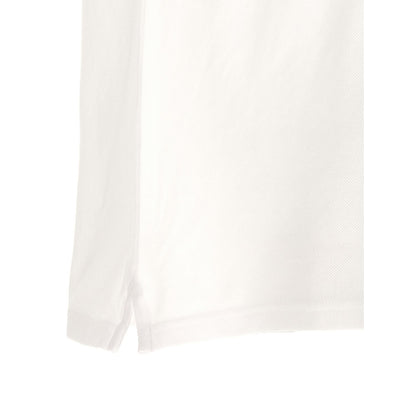 Maison Kitsuné White Cotton Polo Shirt