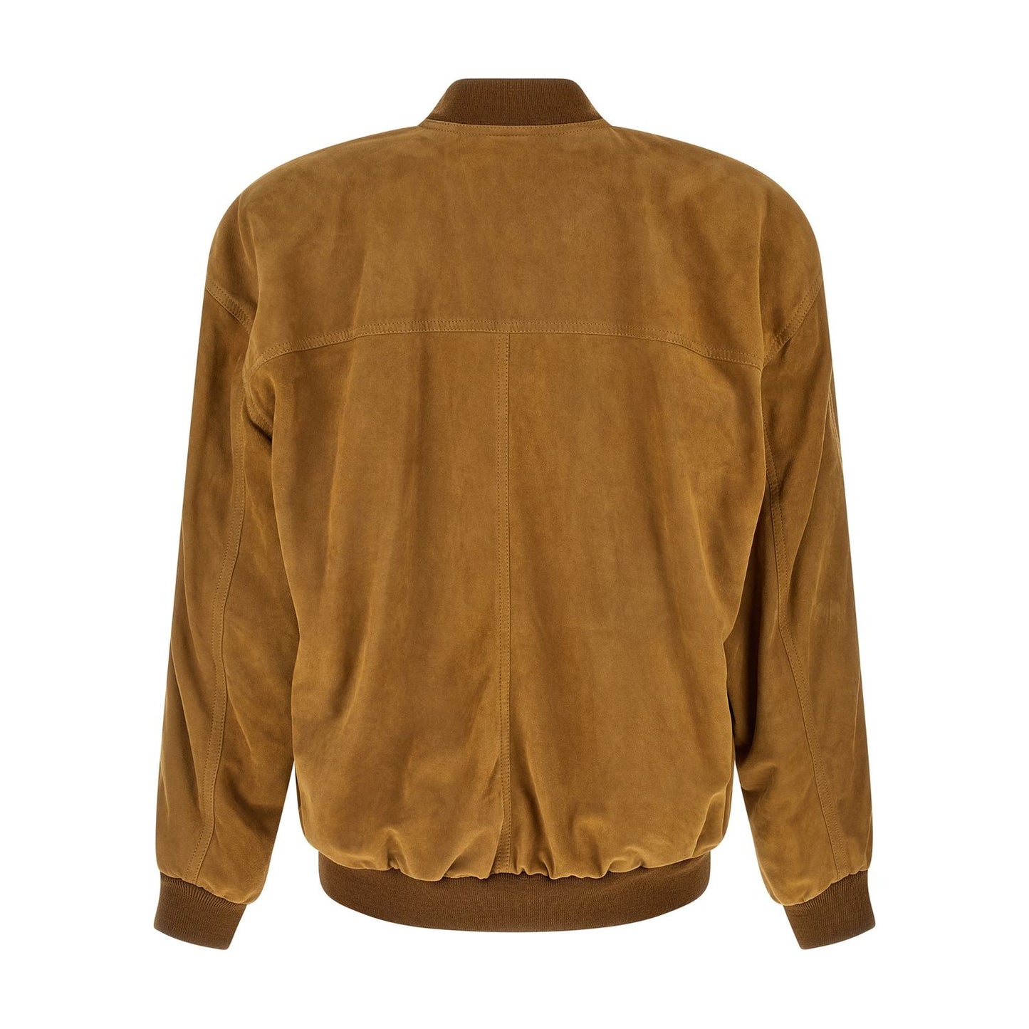 Saint Laurent Brown Lamb Leather Leather Jacket