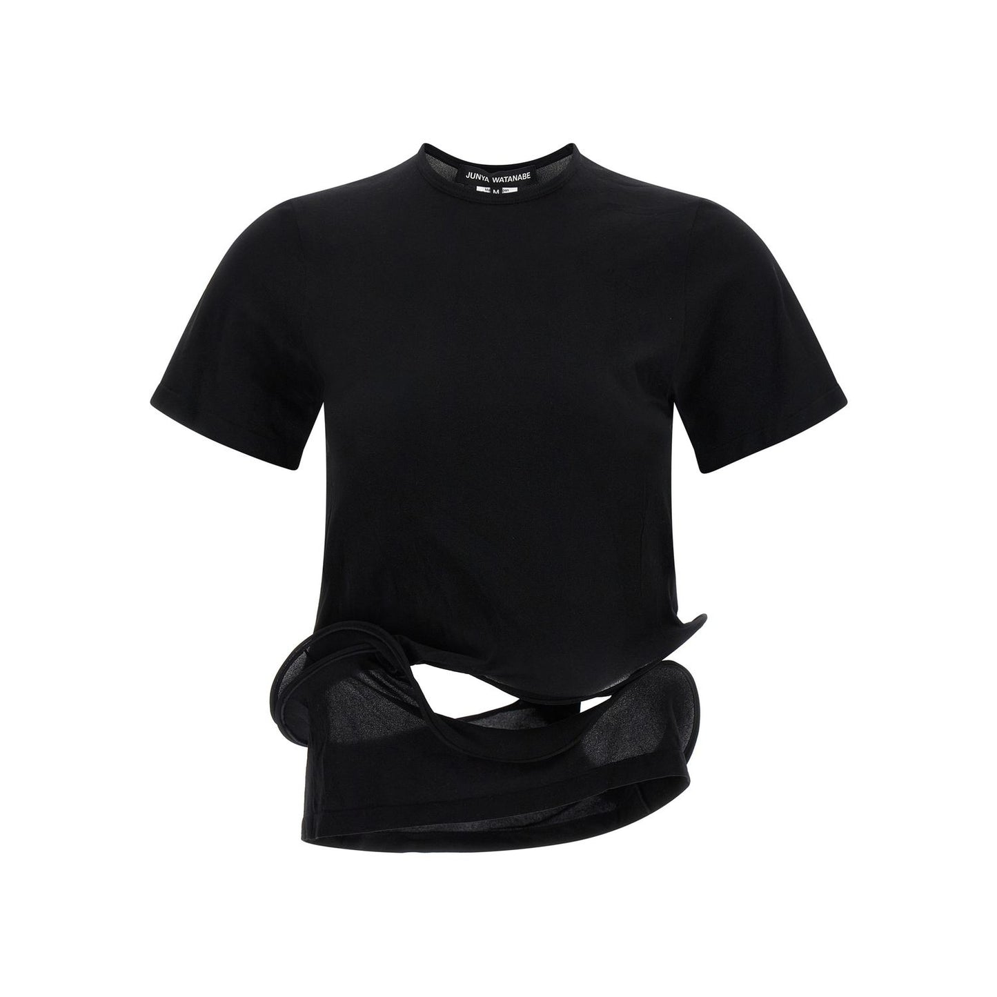 Junya Watanabe Black Nylon T-Shirt