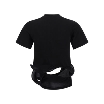 Junya Watanabe Black Nylon T-Shirt