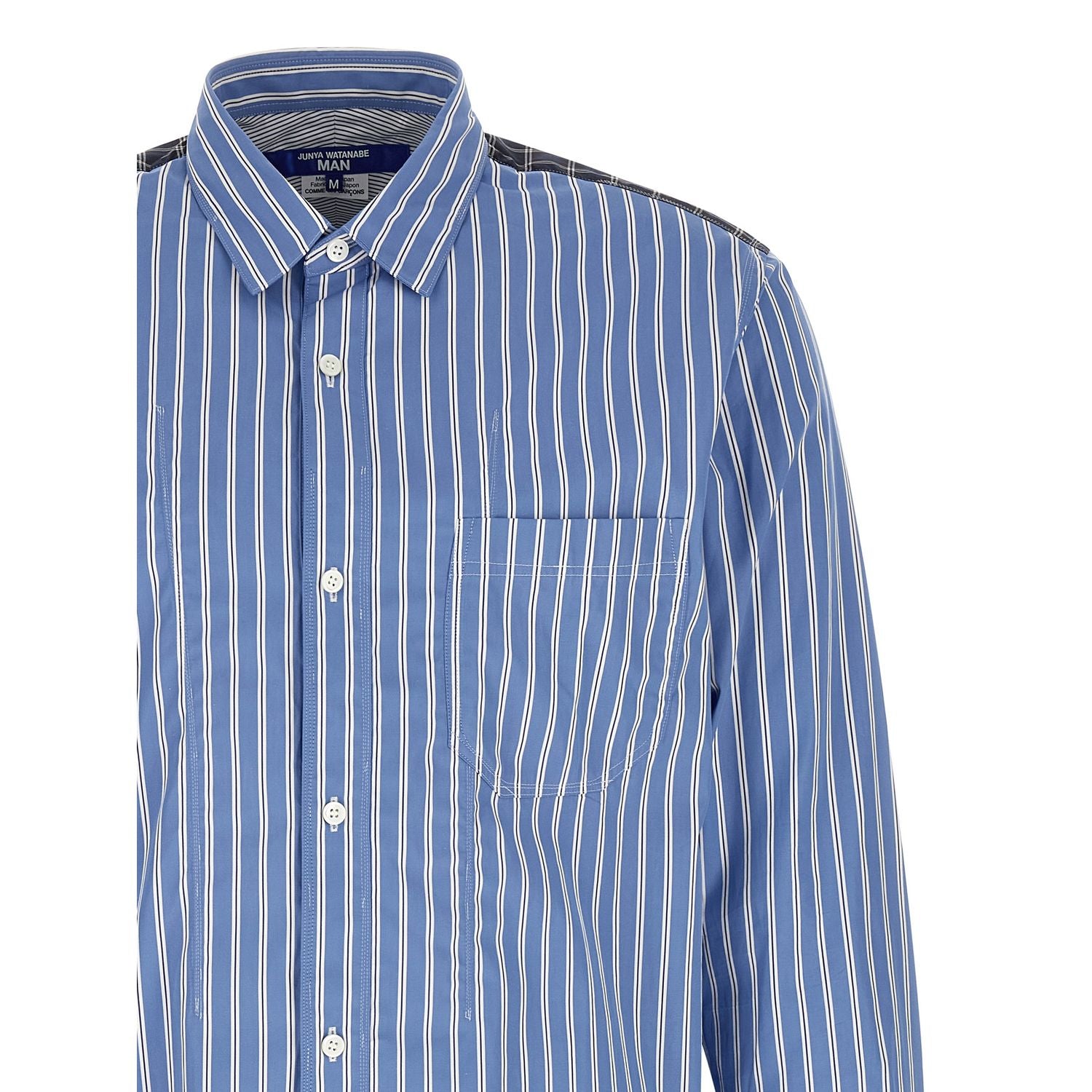 Junya Watanabe Blue Cotton Blouse