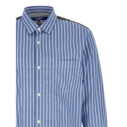 Junya Watanabe Blue Cotton Blouse