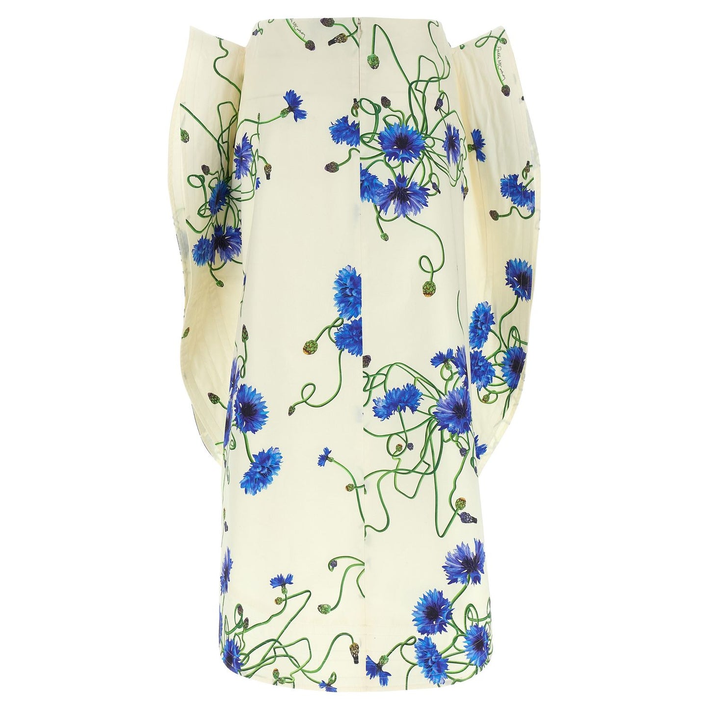 Stella McCartney Blue Cotton Mini Skirt