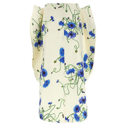Stella McCartney Blue Cotton Mini Skirt