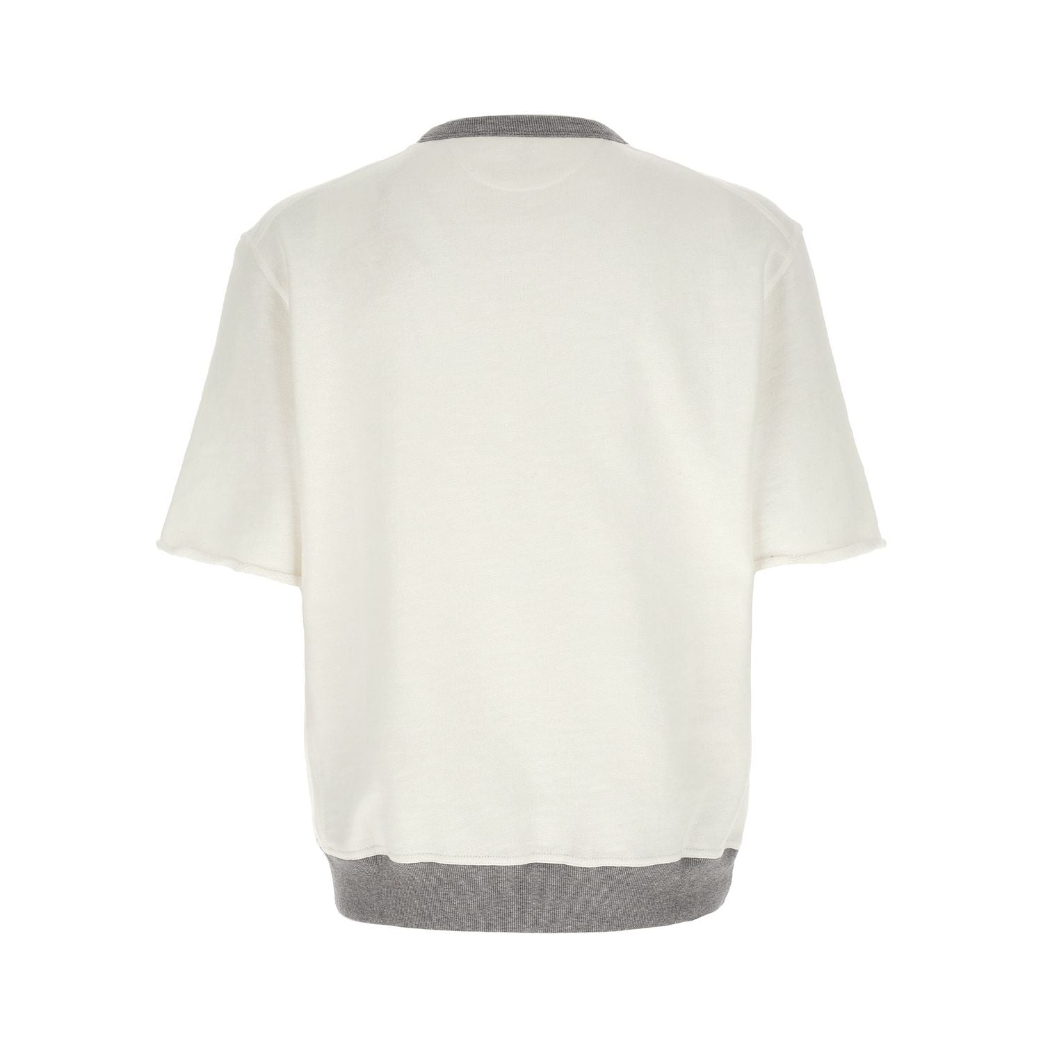 Brunello Cucinelli White Cotton Sweatshirt