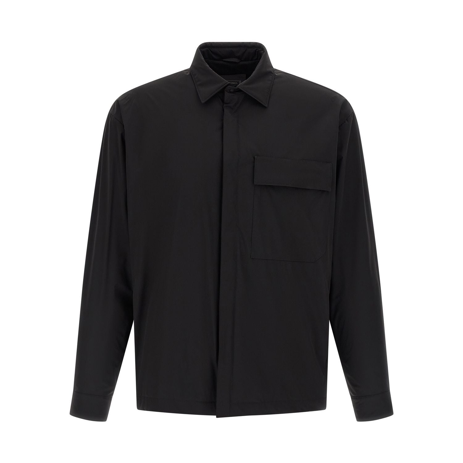 Herno Black Polyamide Shell Jacket