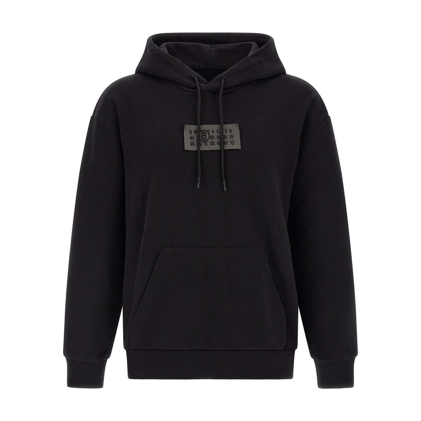MM6 Maison Margiela Black Cotton Sweatshirt