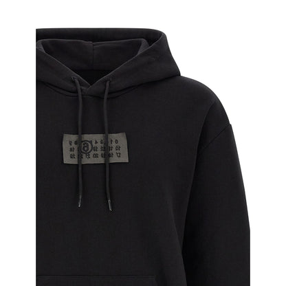 MM6 Maison Margiela Black Cotton Sweatshirt
