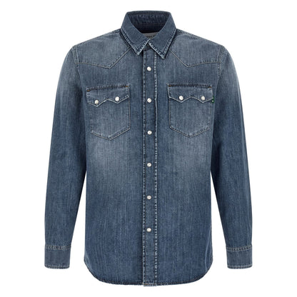 Department 5 Blue Cotton Blouse