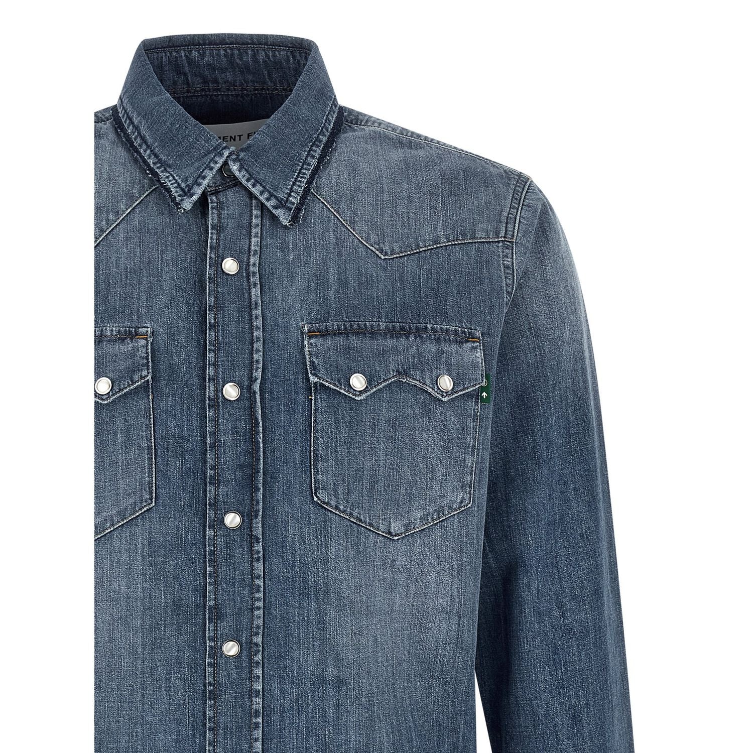 Department 5 Blue Cotton Blouse