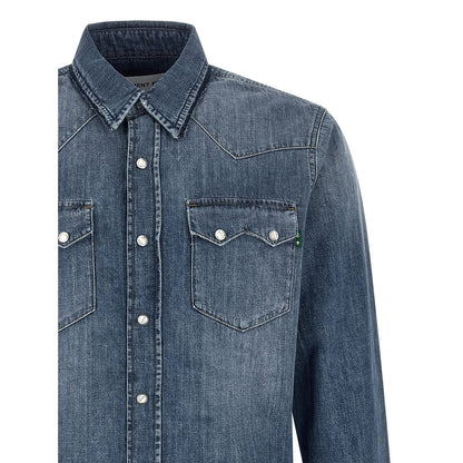 Department 5 Blue Cotton Blouse