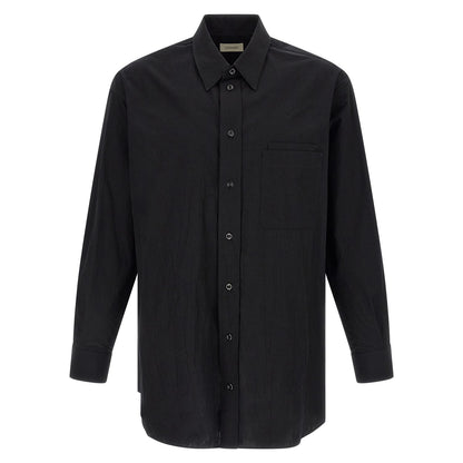 Lemaire Black Cotton Blouse