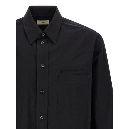 Lemaire Black Cotton Blouse