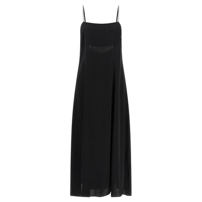 Peserico Black Viscose Long Dress
