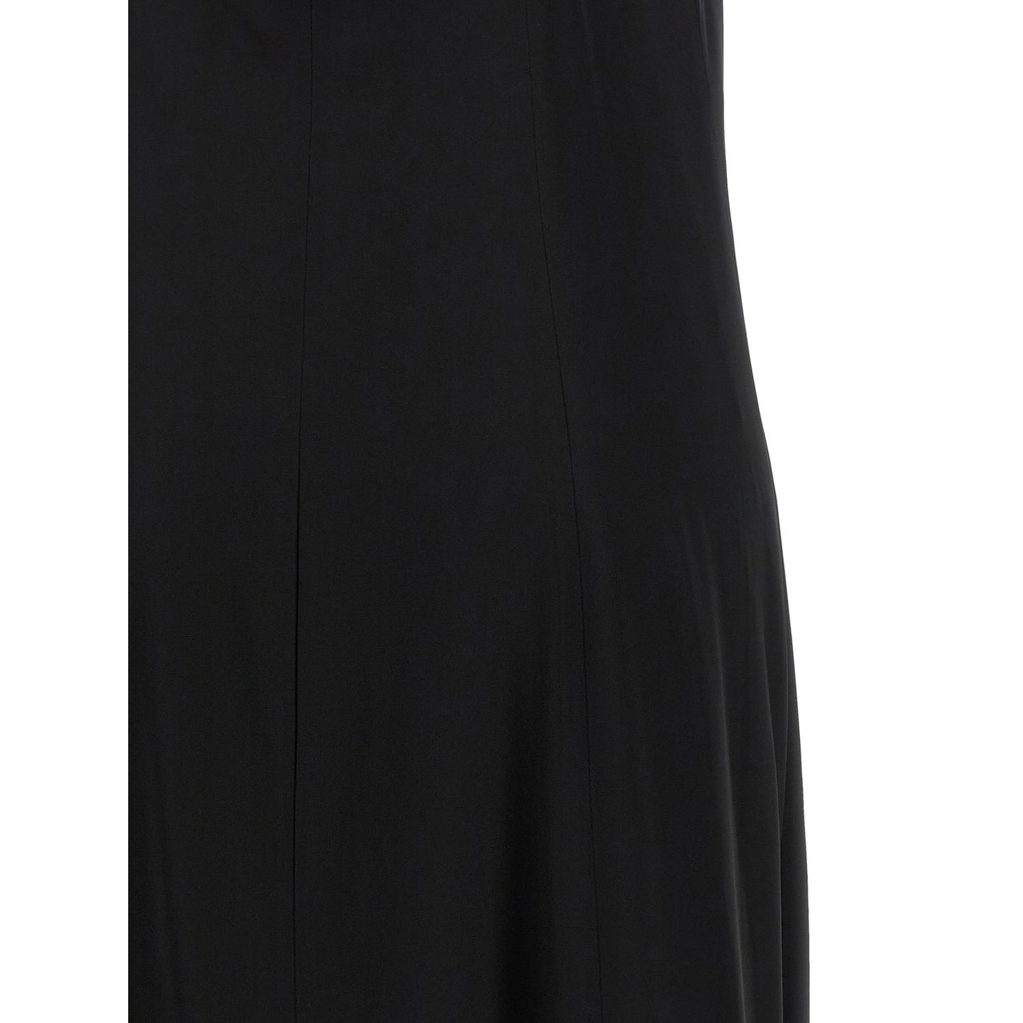 Peserico Black Viscose Long Dress