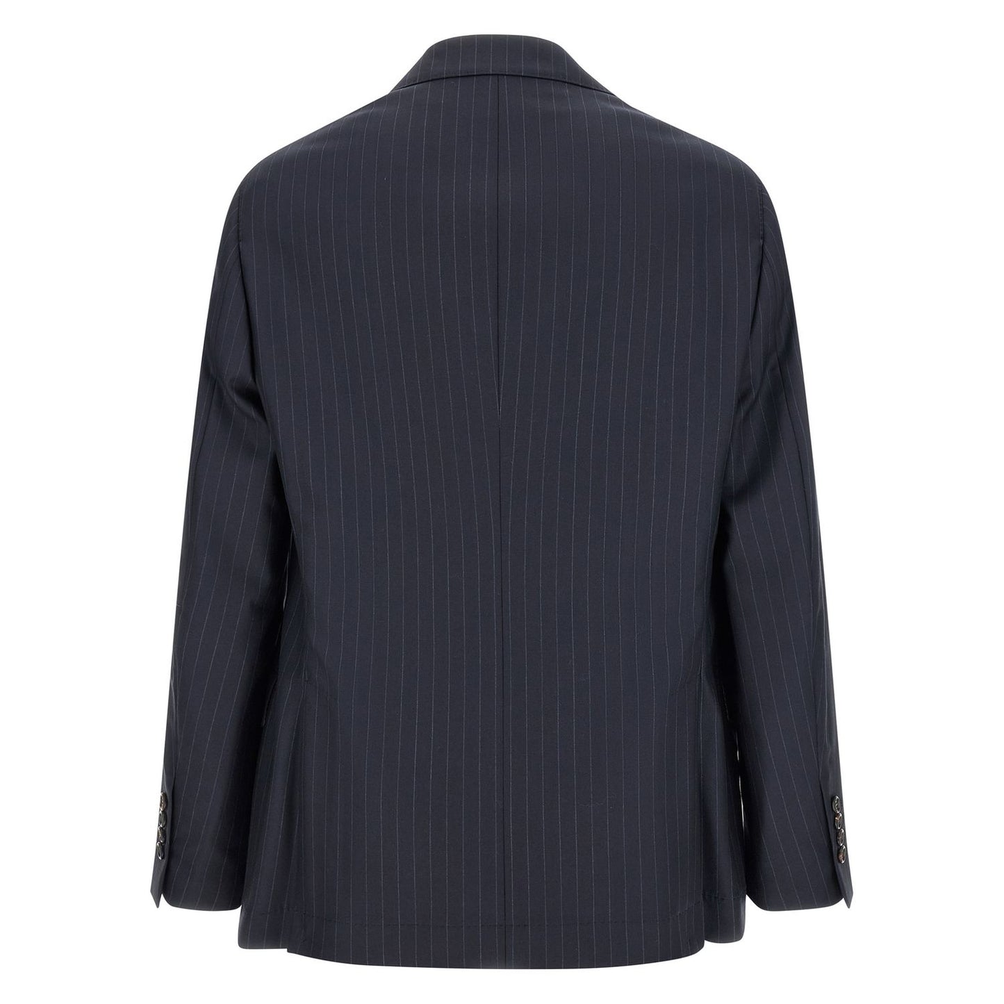 Brunello Cucinelli Blue Virgin Wool Blazer