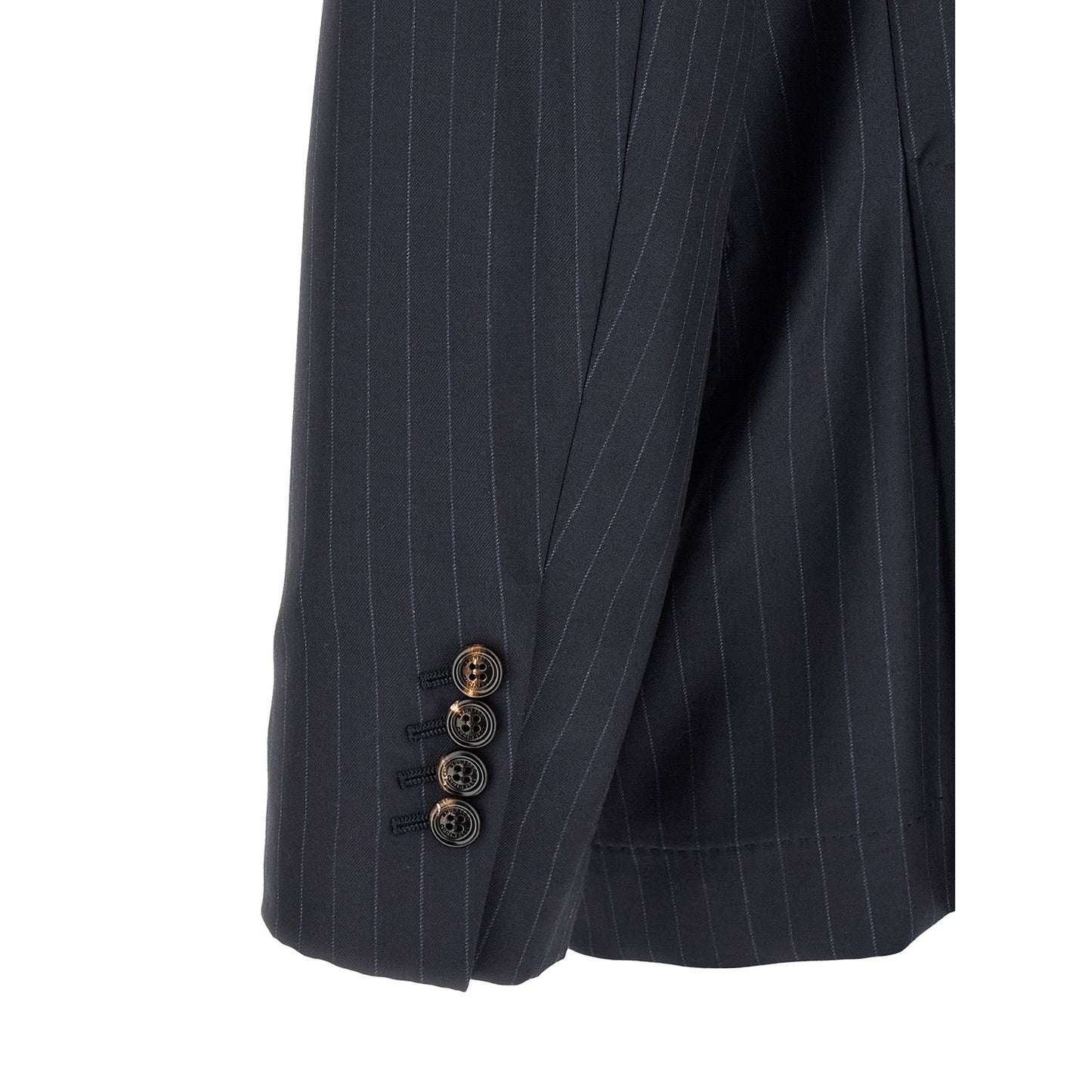 Brunello Cucinelli Blue Virgin Wool Blazer