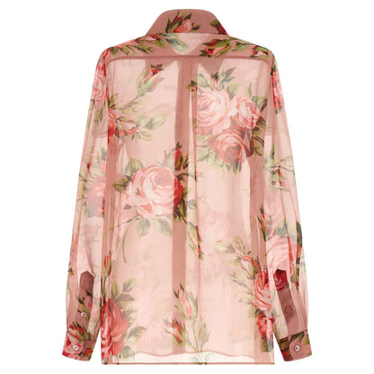 Dolce & Gabbana Multicolor Silk Blouse