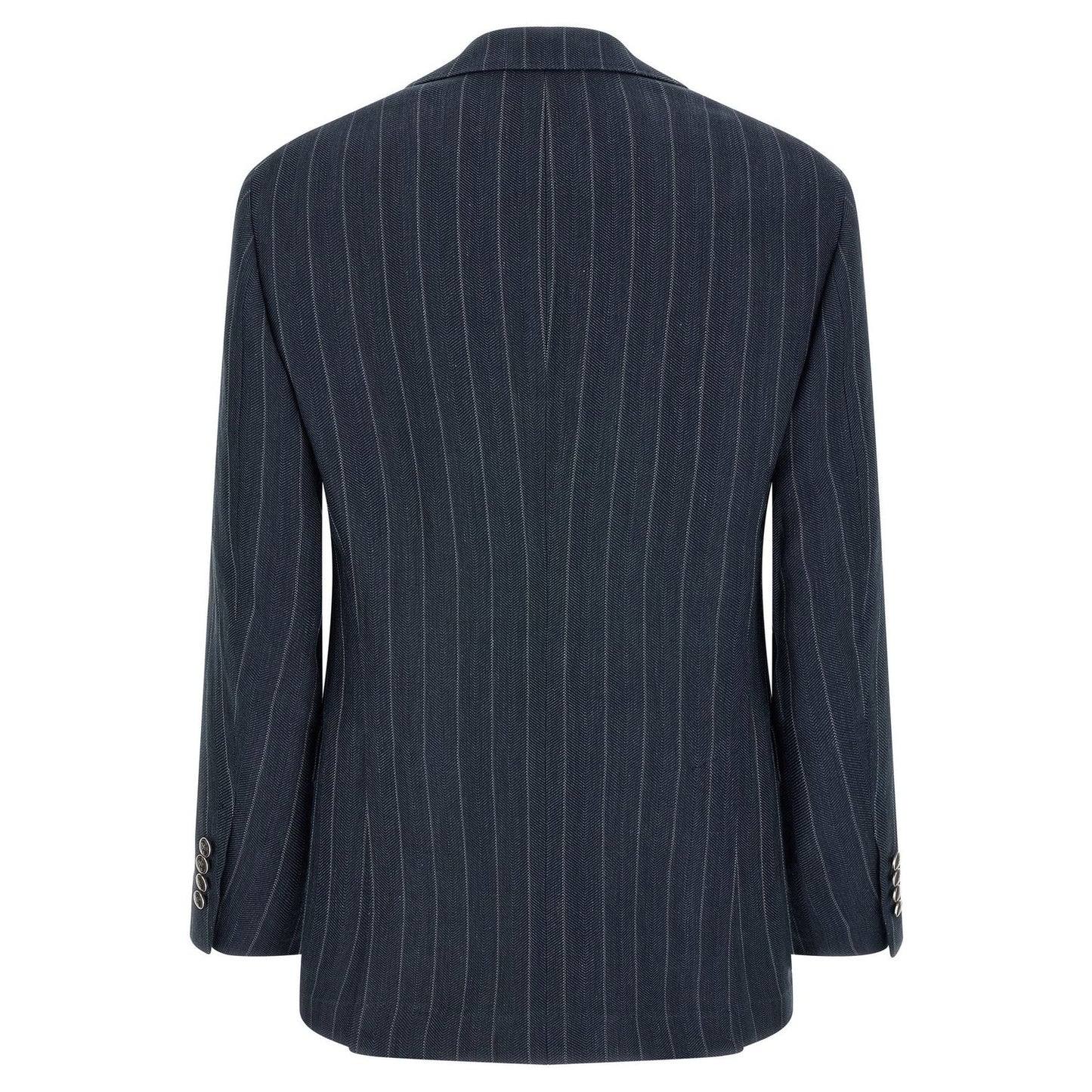 Brunello Cucinelli Blue Hemp Blazer