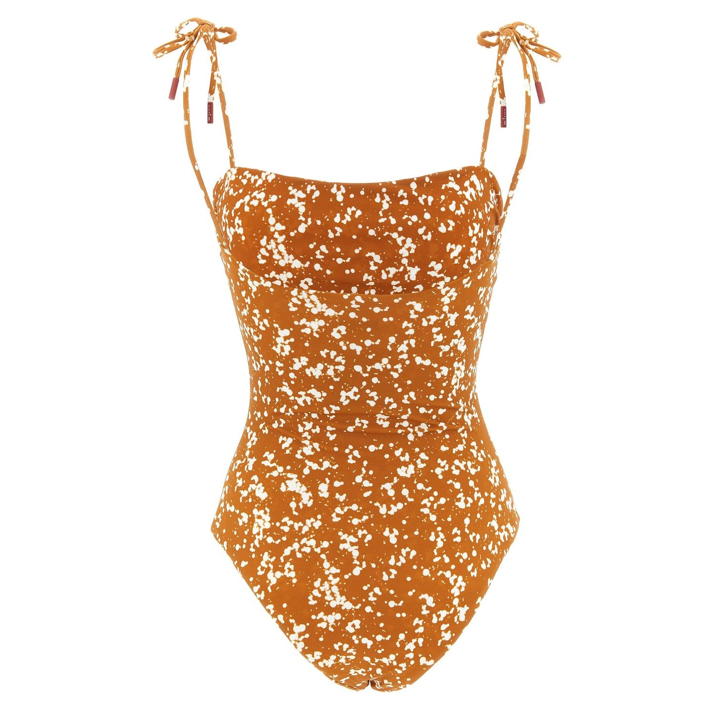 Kiton Brown Polyamide One-Piece Swimsuit