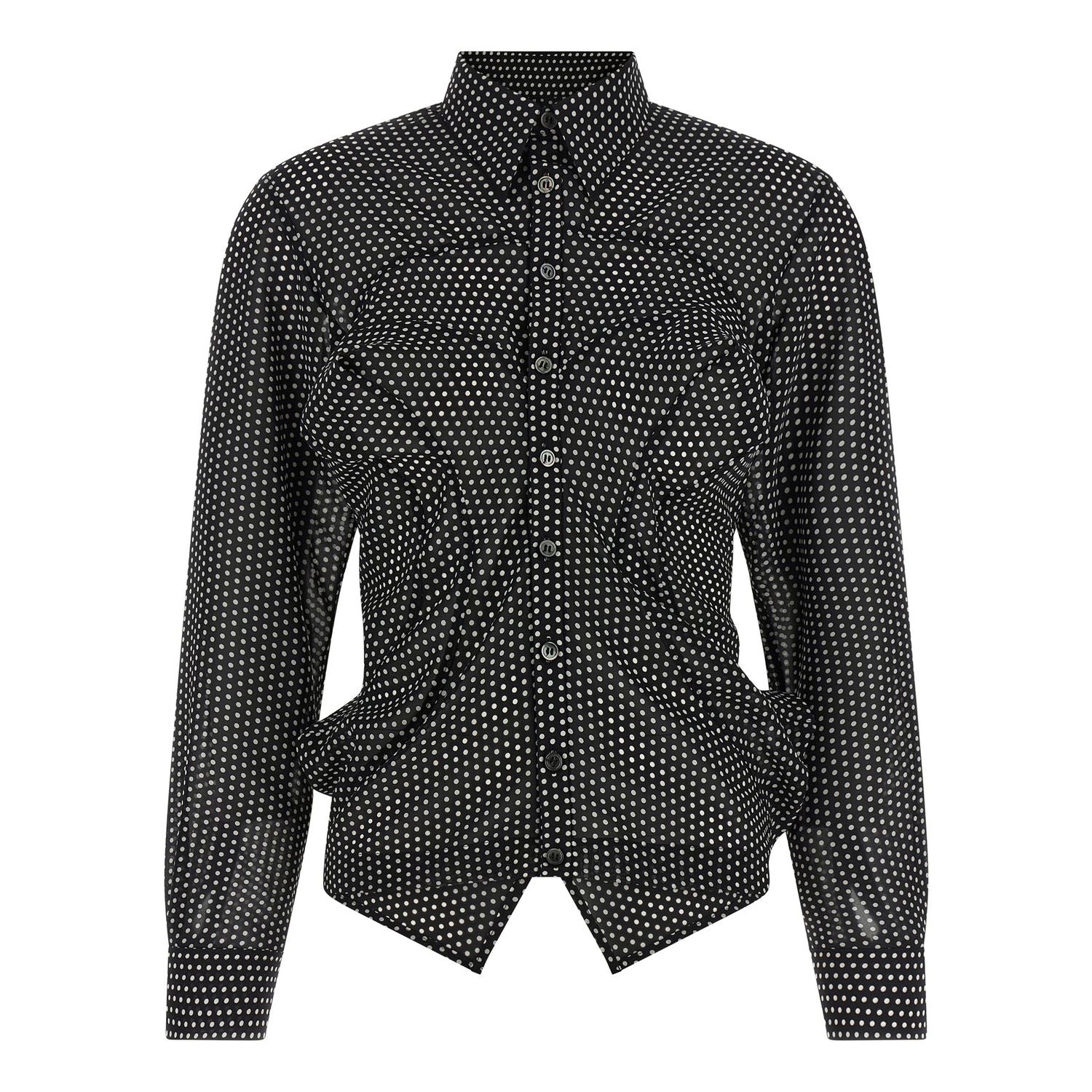 Junya Watanabe Bicolor Polyester Blouse