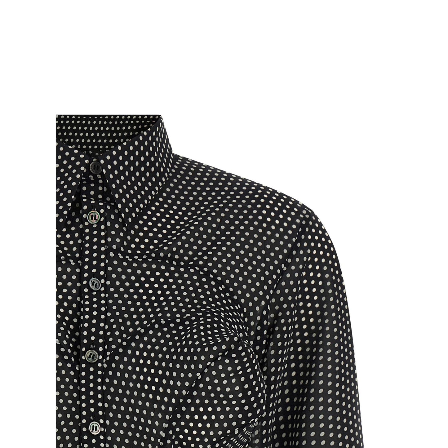 Junya Watanabe Bicolor Polyester Blouse