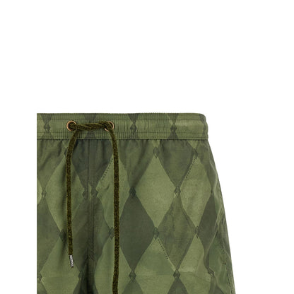 Ballantyne Bicolor Polyester Swim Shorts