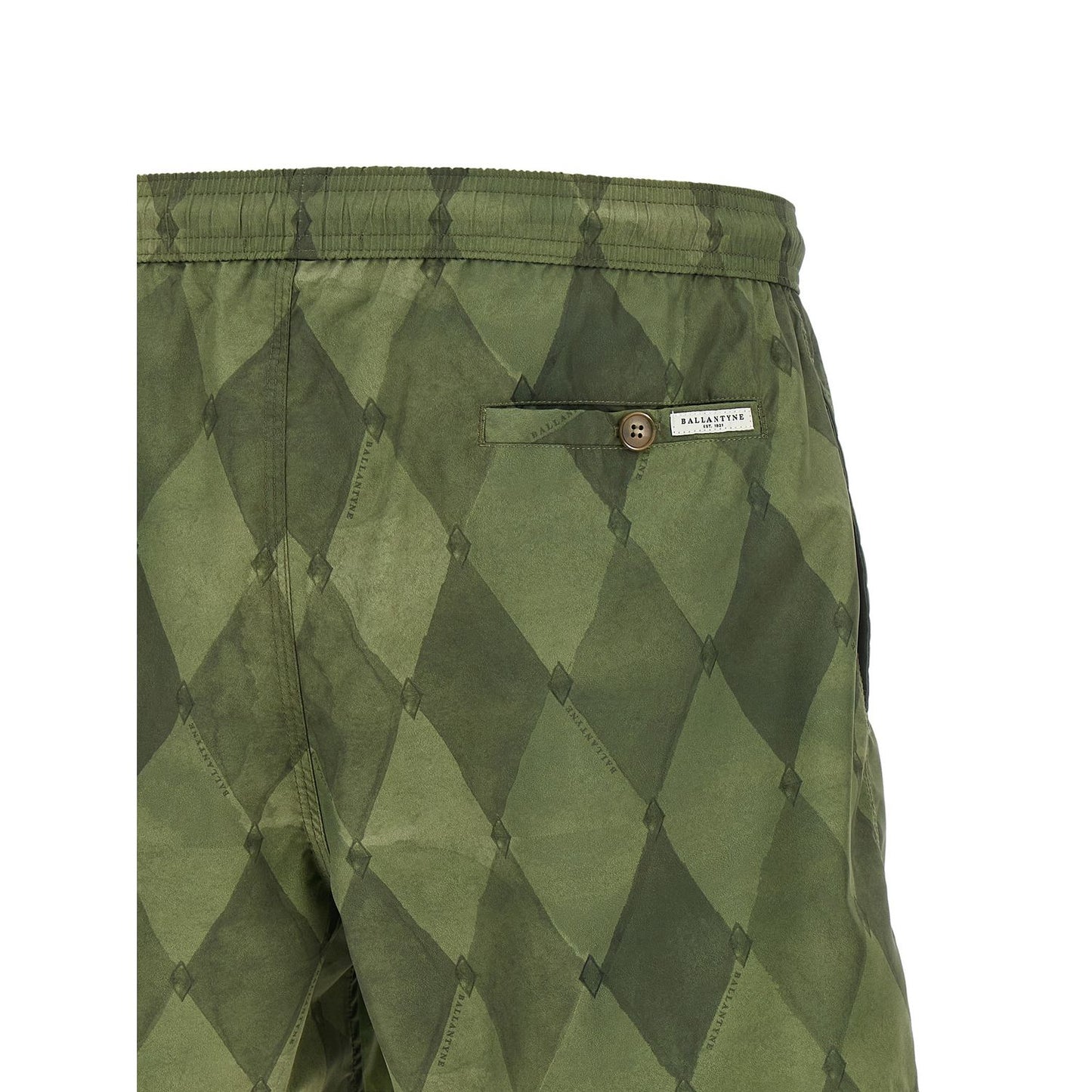 Ballantyne Bicolor Polyester Swim Shorts