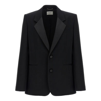 Saint Laurent Black Wool Blazer